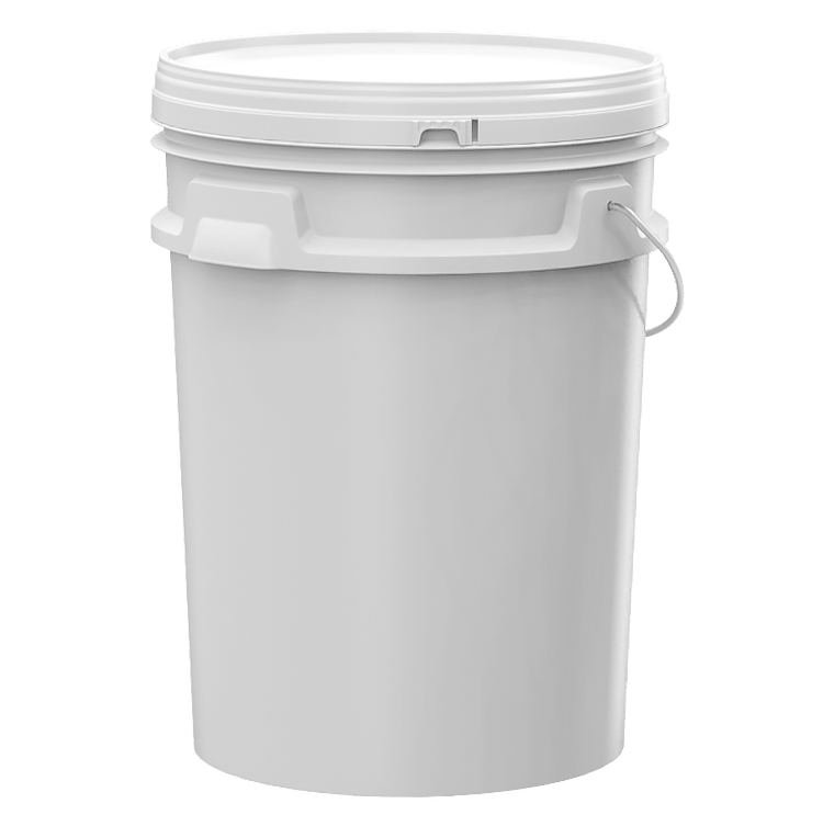 20 Litre Food Grade Plastic Pail Bucket - Drum and Handle with Lid each