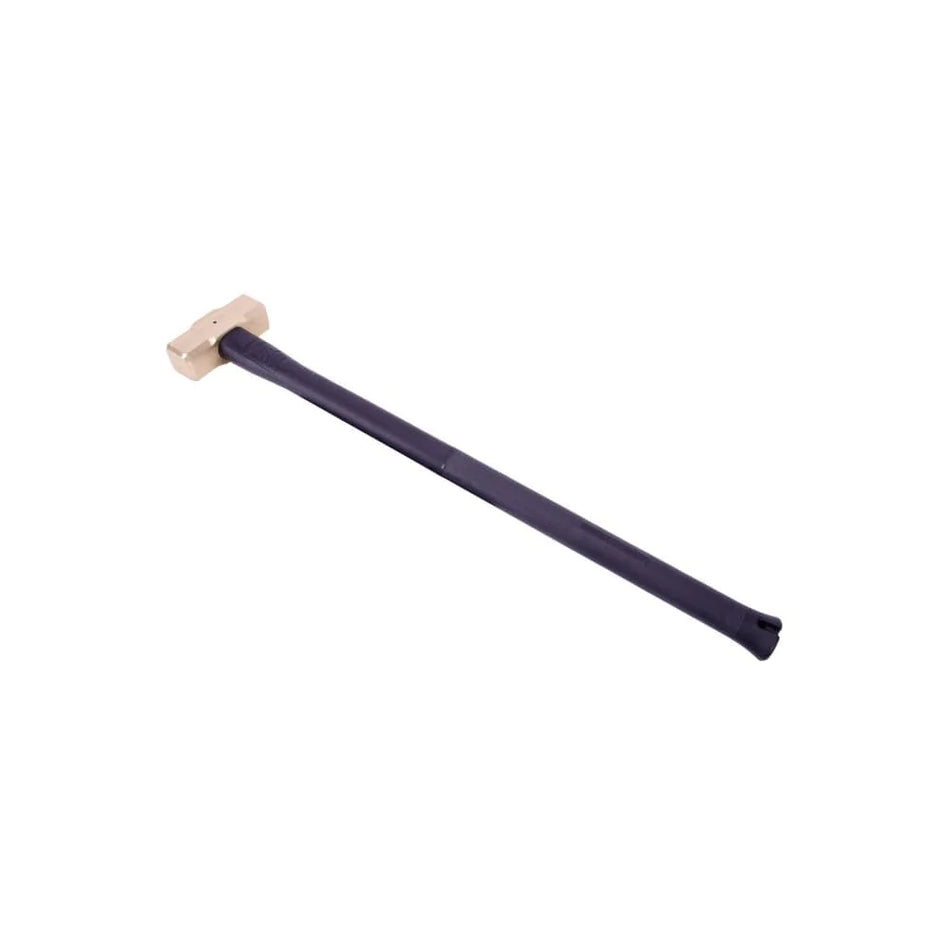 Mumme Tools 7HBRFRH10 4.5kg (10lb) Fibreglass Handle Pinned Steel Core Brass Hammer