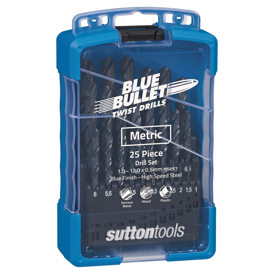 Sutton Tools D102SM3 Jobber Drill Bit Set D102 25 Piece Metric