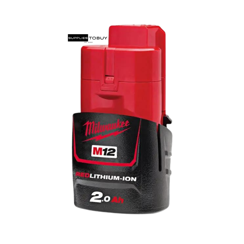 MILWAUKEE 12V 2.0AH RED LITHIUM-ION BATTERY M12B2