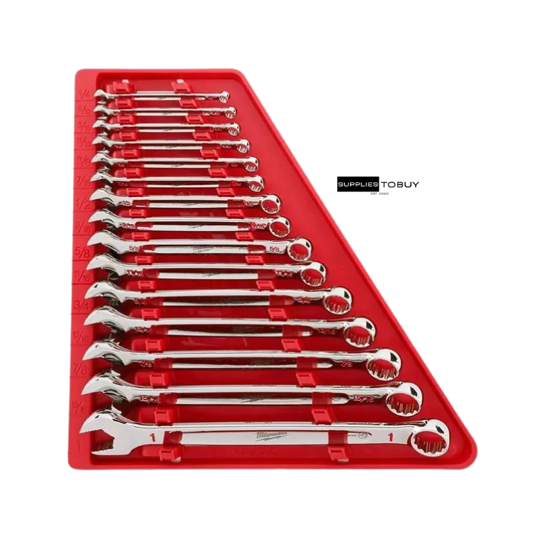 MILWAUKEE 15PC IMPERIAL WRENCH COMBINATION SET 48229415