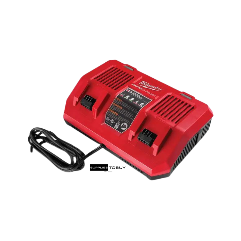 MILWAUKEE 18V DUAL BAY SIMULTANEOUS RAPID CHARGER M18DFC