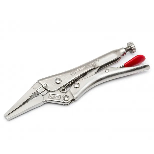CRESCENT 150MM LONG NOSE LOCKING PLIERS WITH WIRE CUTTER C6NVN-08