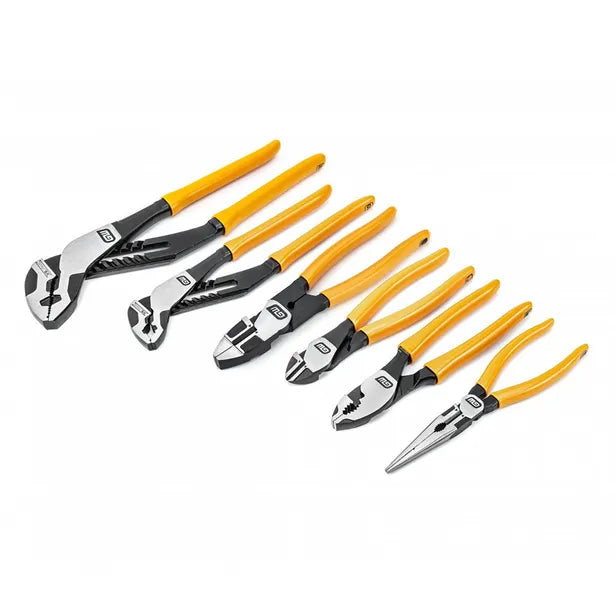 GEARWRENCH PITBULL DIPPED HANDLE MIXED PLIER SET - 6 PIECE 82204